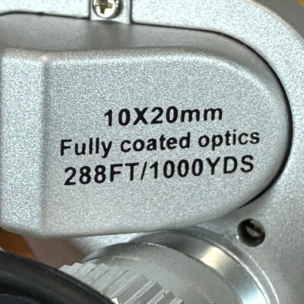Empire Opera Binoculars Fully Coated Optics Lens 10x20mm 288 FT/ 1000 YDS CASE